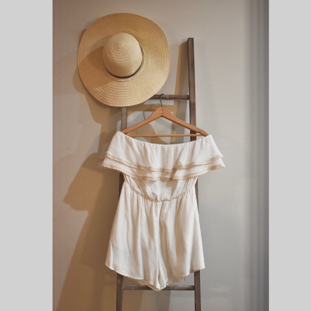 Cream Colored Romper